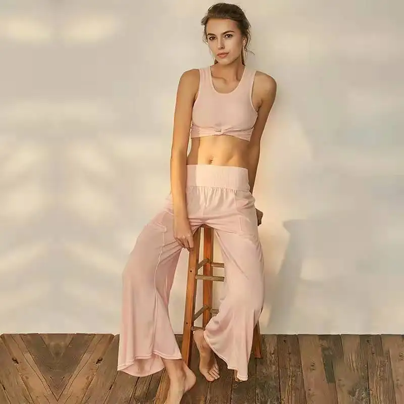 Женский спортивный бюстгальтер для фитнеса топ йоги бега тренажерного зала узел