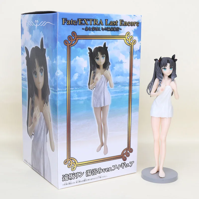 1 in box 18-23 см аниме Fate/Stay Night Saber tohsaka Rin Sword Art онлайн AsunaYuuk Sinon Алиса киригая Suguha халат ver фигурка игрушка - Цвет: 1 in box