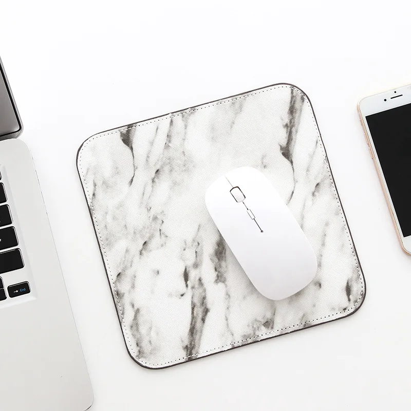 Мраморный с узором коврик для мыши квадратный 20 см округлый прямоугольник