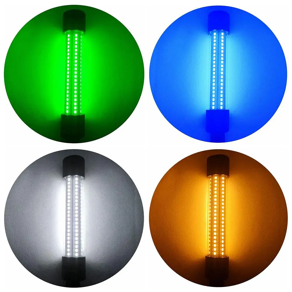 

LED Underwater Light Lamp 12-24V 13W LED Submersible Freshwater Saltwater Underwater Fishing Light Lamp Fishing Tools