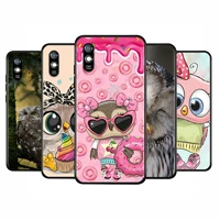 silicone cover lovely animal owl for xiaomi redmi 10x 9 9t 9c 8 7 6 pro 9at 9a 8a 7a 6a s2 go 5 5a 4x plus phone case shell