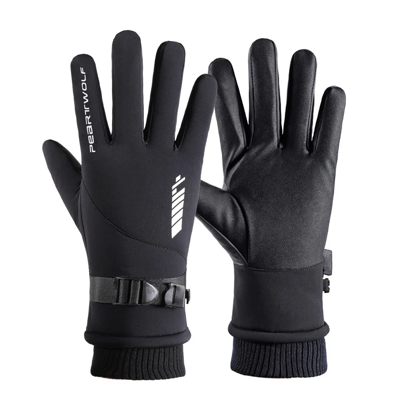 

Motorcycle Gloves Touch Screen Winter Warm Windproof Ski Outdoor Ridding Gloves Waterproof MTB Bike Bicycle Cycling Gloves