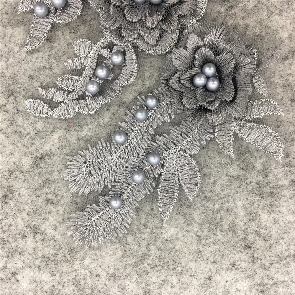 Изящные ABS жемчужные цветы кружевной воротник аксессуары для одежды из