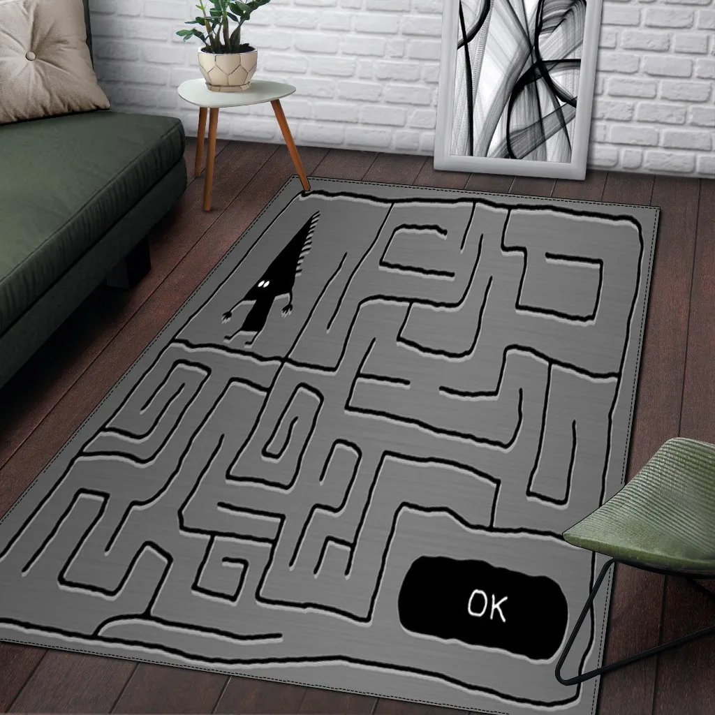 Mind Game Carpet Play Rugs Kid Rug Home Fashion Baby Maze Mat Gift RUG Student Pad Bedroom/Living Room Drop Ship | Дом и сад