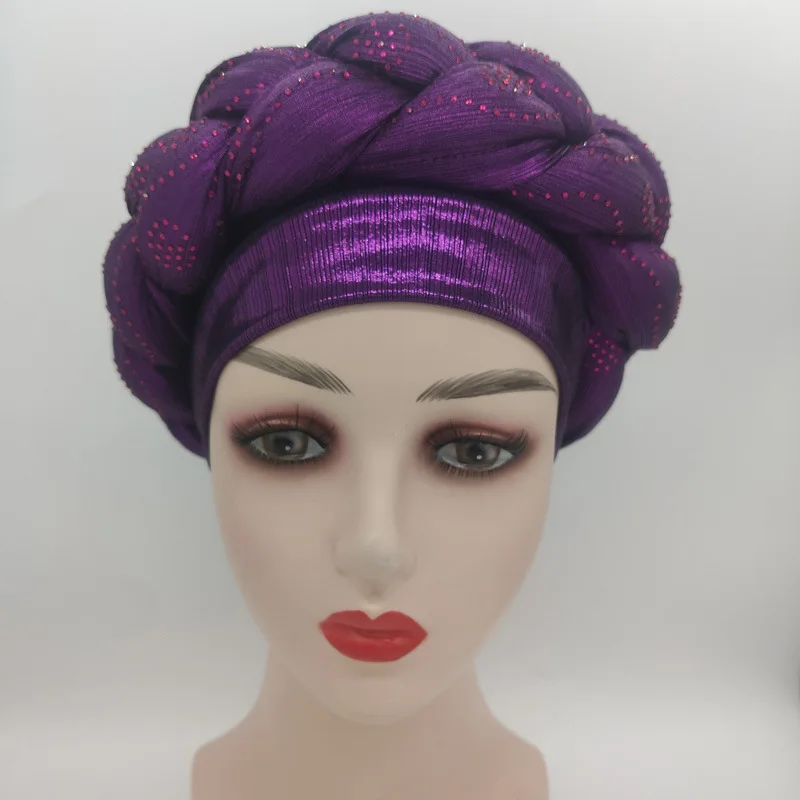 Мусульманский модный хиджаб шарф тюрбан для женщин эластичный от 56 см до 58 с