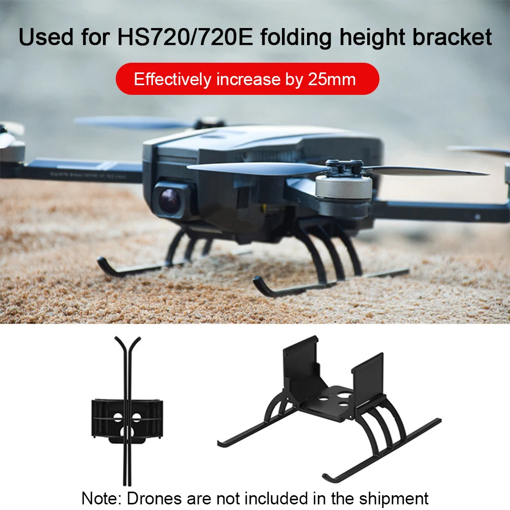 

Drone Folding Heightened Tripod Black Quadcopter Stand Children Aircraft Toy Accessories Parts For HS720/720E