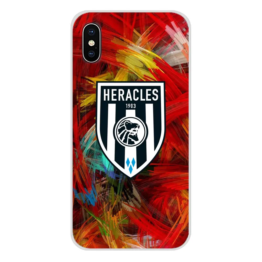 Heracles Almelo аксессуары чехлы для телефонов Чехлы Apple IPhone X XR XS MAX 4 4s 5 5S 5C SE 6 6S 7 8 Plus ipod