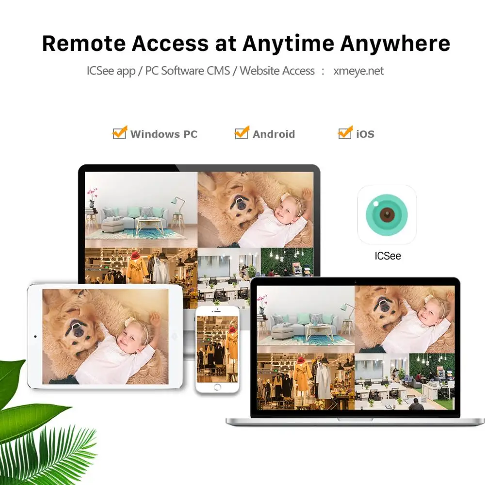 BESDER 5MP IP Камера Wi Fi на открытом воздухе ИК Ночное видение Обнаружение движения 1080P