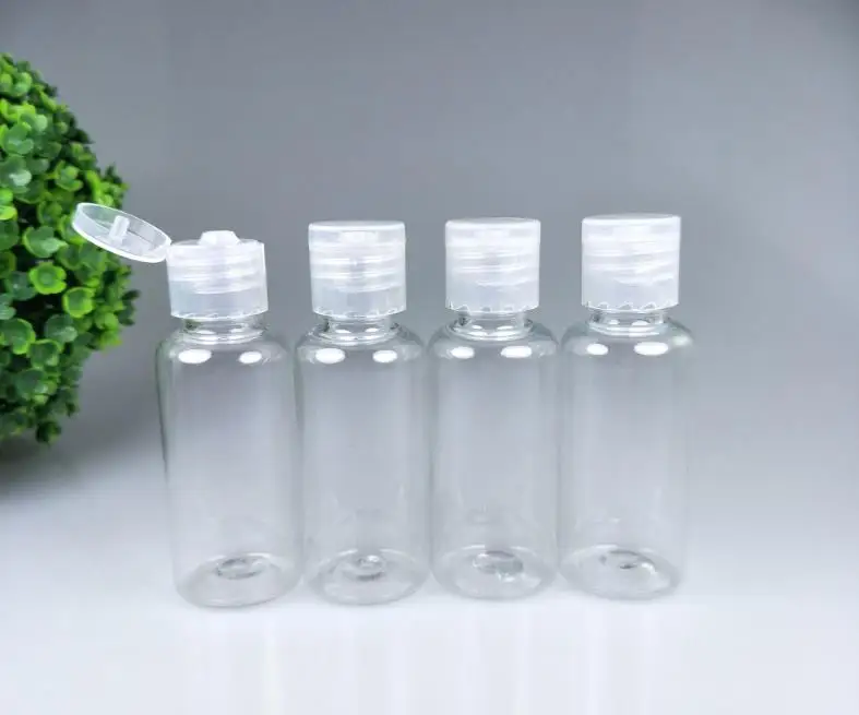 

30ml flip cap plastic bottle PET lotion can be divided into butterfly flip cap non-washing gel liquid bottles SN3198