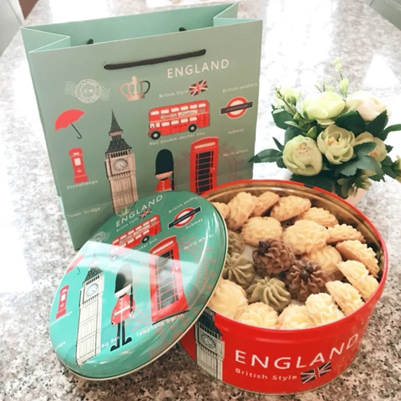 2021 Новый мультяшный Печенье Десерт печенье жестяная коробка для хранения с