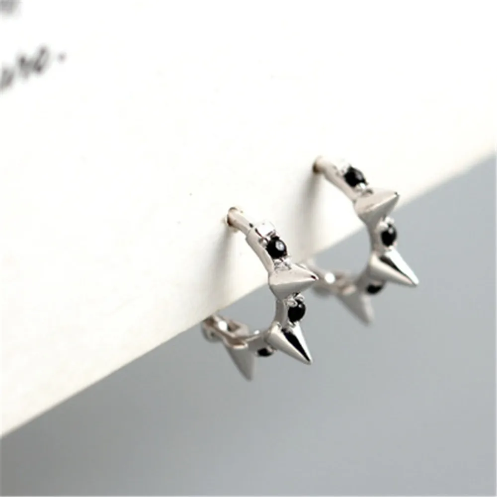 Женские круглые кольца и серьги ANDYWEN кольцо из стерлингового серебра 925 пробы с