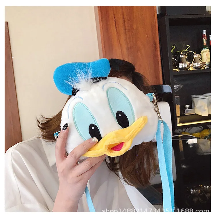 Новинка 2019 Модные Сумки Disney с вышивкой милый мультяшный мессенджер Дональд Дак