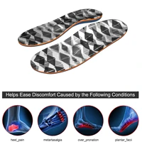 ifitna full length unisex relieve orthotic shoe insoles with arch metatarsal support and heel pain menwomen