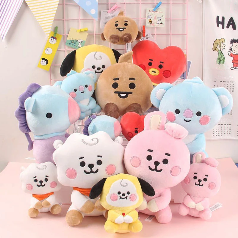 

Kpop Korean Idol Group Plush Doll Dream Baby Stuffed Kawaii Animal Dog Koala Rabbit Horse Toy Fans Support Gift Room Decoration