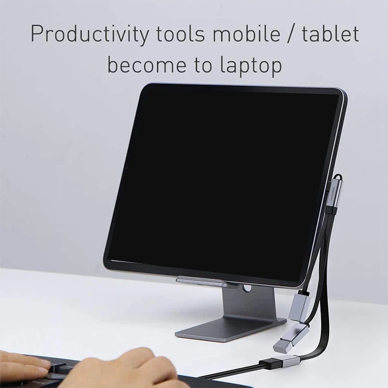 USB C концентратор кабель Type OTG адаптер с 3 usb портами портативный удлинитель для