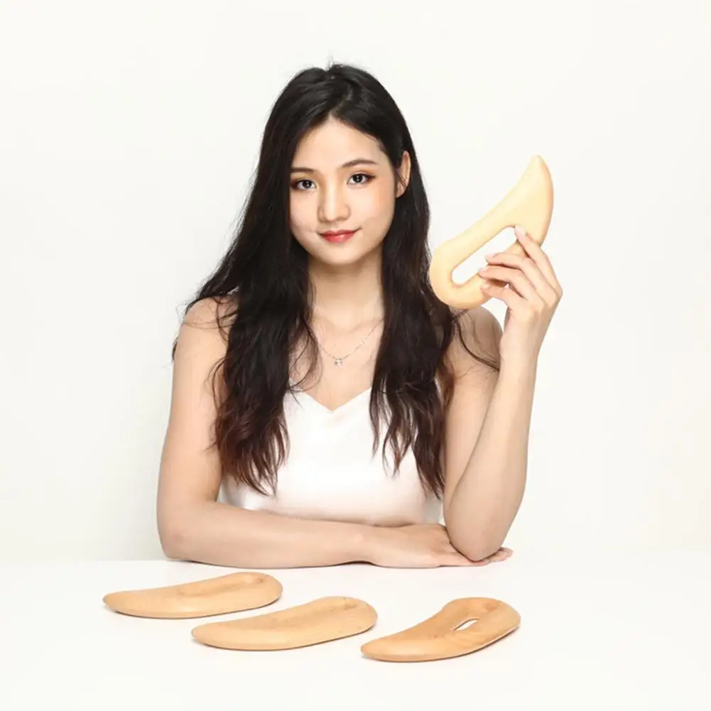 

1pcs Wooden Gua Sha Tool Scraping Board Massage Tool Scraper Massage Guasha Massage Therapy Tools Board Gua Sha Slimming Bo X3W0