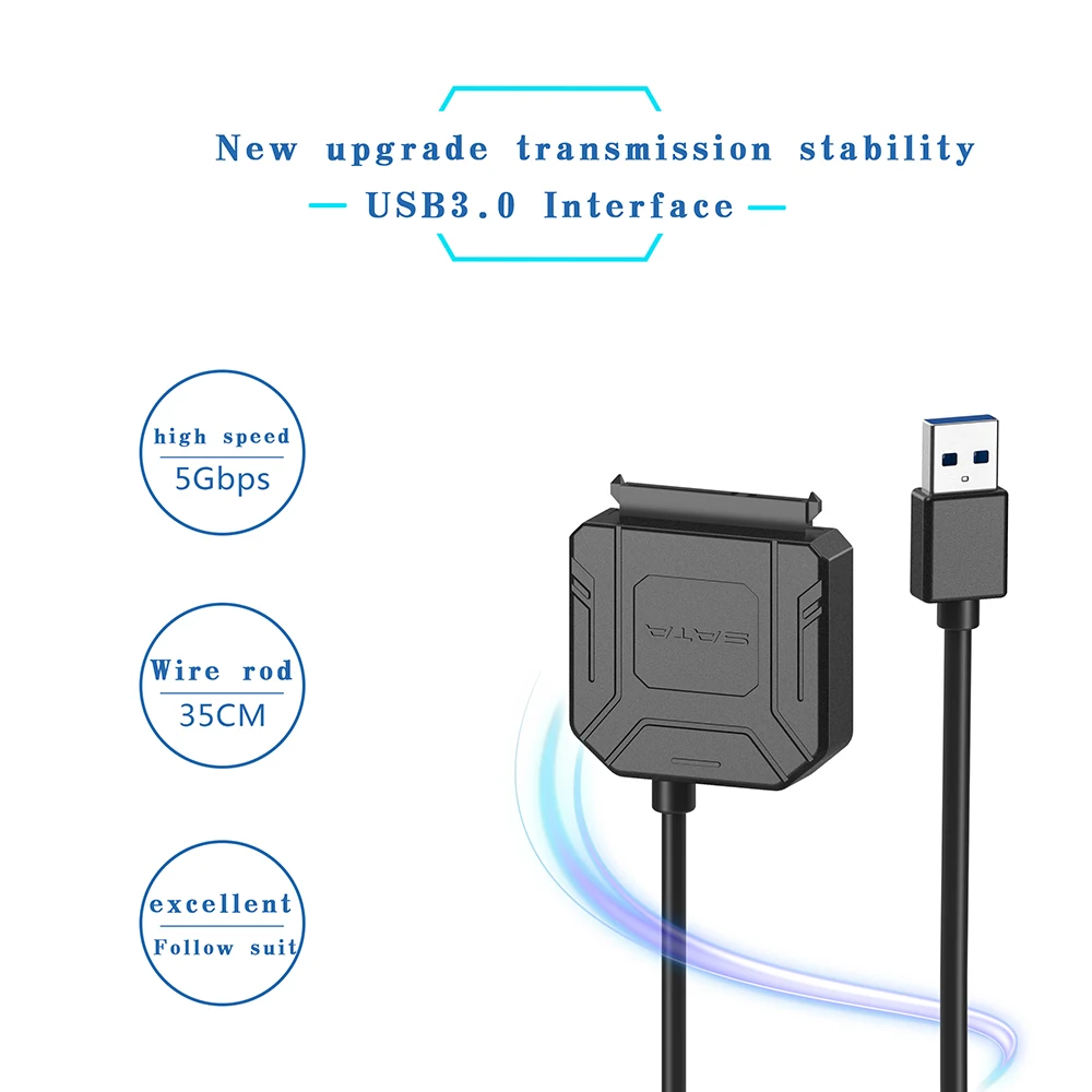 Кабели Zomy SATA в USB 2 5 для внешних жестких дисков 3 дюйма SSD HDD интерфейс