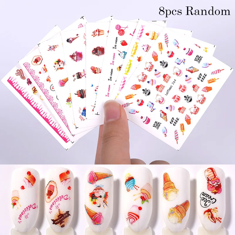 Set 18 LEMOOC 45 шт./компл. черного цвета с цветочками для вечеринок наклейки переводятся при помощи воды красочные исскуство ногати наклейки бабочками и кружевом для малышей с изображением Ловца снов наклейки для ногтей - Цвет: Set 18