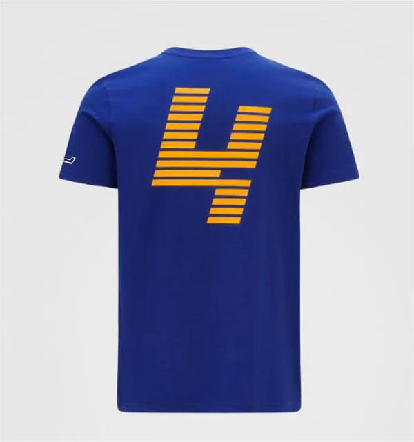 

2021 f1 racing suit T-shirt F1 team short-sleeved Ricardo Norris car fan top, the same style is customized