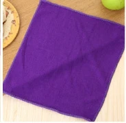 purple 5 шт./компл. протирочные салфетки из микрофибры для мытья Полотенца Duster инструменты для уборки дома 27,5*27,5 см - Цвет: purple