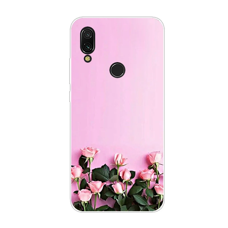 Оранжевый Для xiaomi redmi 7 чехол силиконовый рисунок мягкий ТПУ для xiaomi redmi 7 Чехол 6,26 дюймов snapdragon 632 модель fundas coque бампер - Цвет: Оранжевый