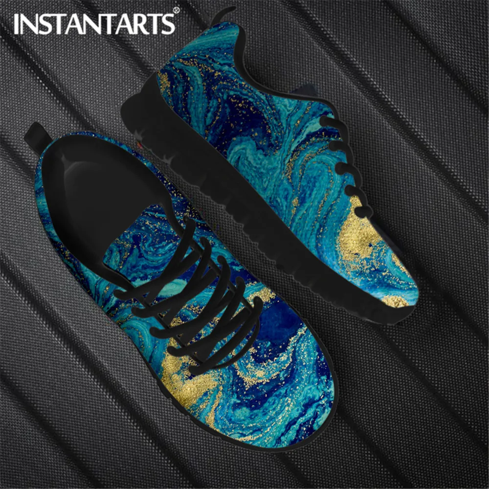 Женская обувь на плоской подошве с абстрактным рисунком | Обувь