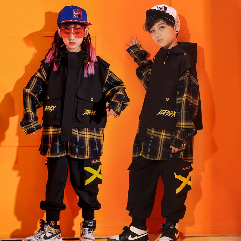 Новые детские костюмы для джазовых танцев одежда уличных девочек свитшот в стиле