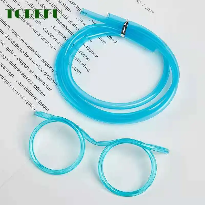 TOBEFU одна штука веселые Мягкие пластиковые соломенные забавные очки гибкие