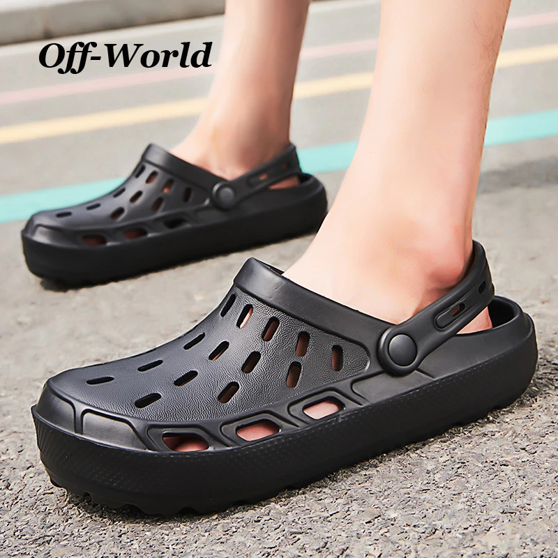 

Шлепанцы мужские для сада и пляжа, повседневные сандалии, клоги, больничная обувь, размеры 39-46, летние