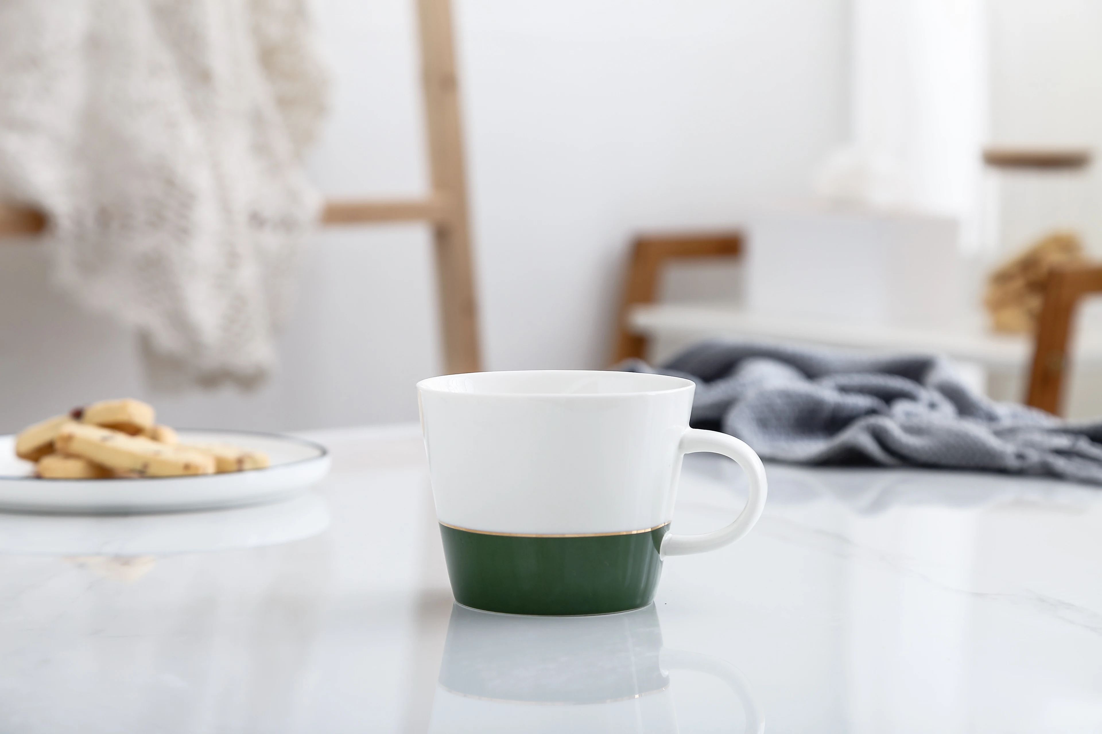 Керамические кофейные кружки чашки керамическая Рождественская дорожная