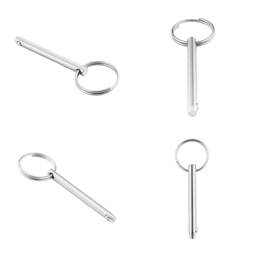 4x шарнир для лодки из нержавеющей стали с быстроразъемным штифтом 6 3X76 мм|Морское