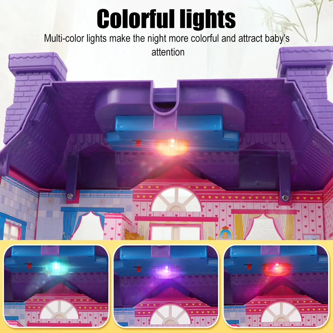 

1 Set Creative DIY Mini House With Furniture Luxury Simulation Assembling Toys For Kids Children Birthday Gifts Ouse Play Home