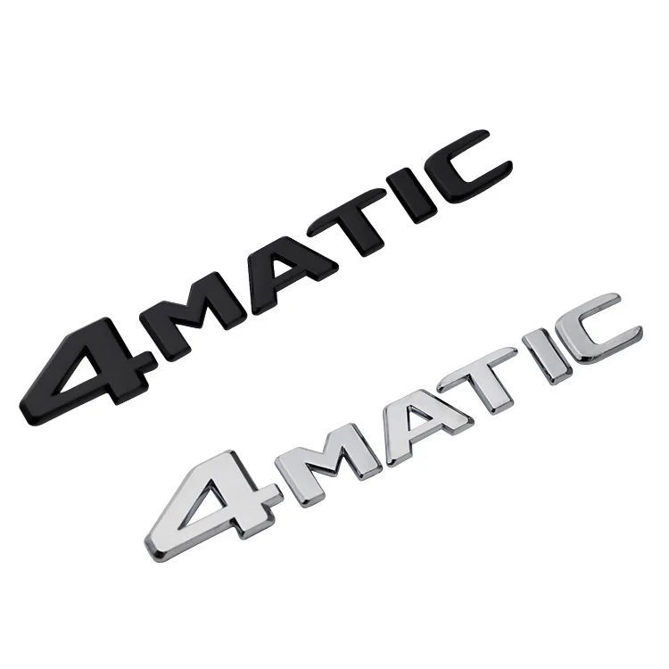 1 шт. 3D ABS 4matic багажник хромированный матовый черный значок-эмблема автомобильные