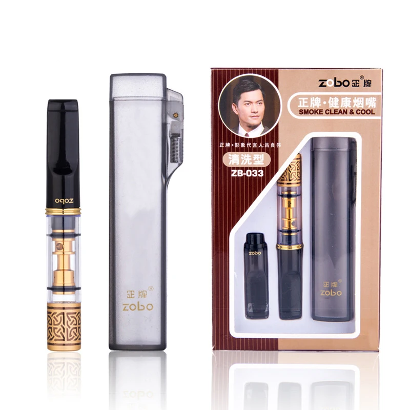 Уютный момент сигаретного фильтра смолой металлический мундштук фильтрации