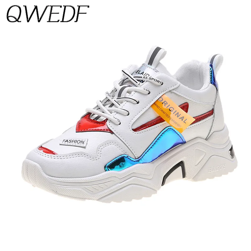 

2019 Newest Sneakers Female casual shoes Fashion Sneakers Lace Up Soft shoes Leisure Footwears wear-resistant women shoes U7-97