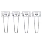 Складные ножки для стола, комплект из 4 сменных ножек для стула, дивана, кровати, шпильки для волос