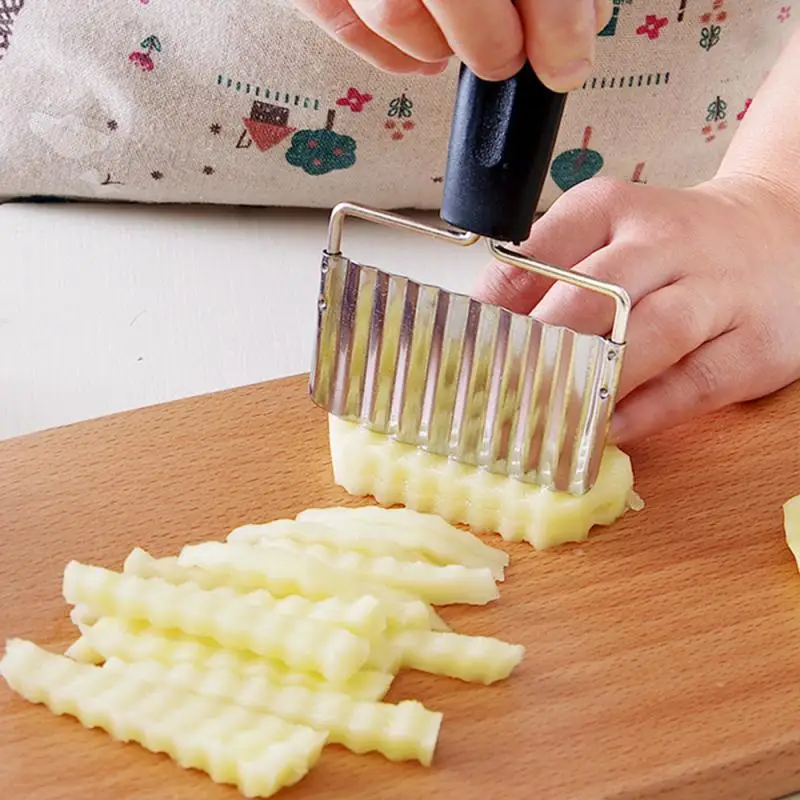 

1PC Potato Slicer Environmentally Friendly Materials Non-toxic And Durable Potato Spiral Slicing Artifact With Handle Cutter