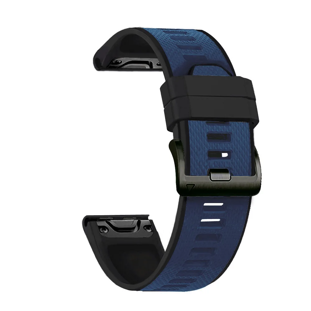 Ремешок силиконовый для смарт-часов Garmin Fenix 6 Pro 5 Forerunner 935 945 touchs62 MARQ 22 мм | Наручные