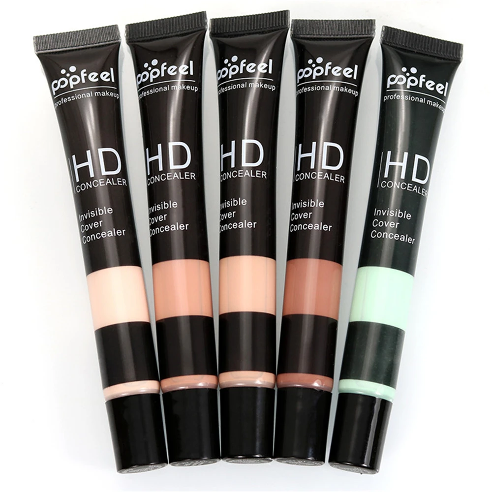 5 Colors Long-lasting Liquid Concealer Face Cream Waterproof Color Corrector Make Up Perfect Full Cover Dropshipping |
