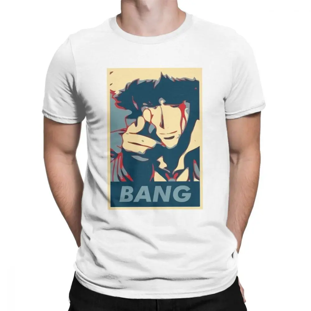 Ковбой Бибоп футболки для Для мужчин взрыва Спайк Шпигель короткий рукав новинка