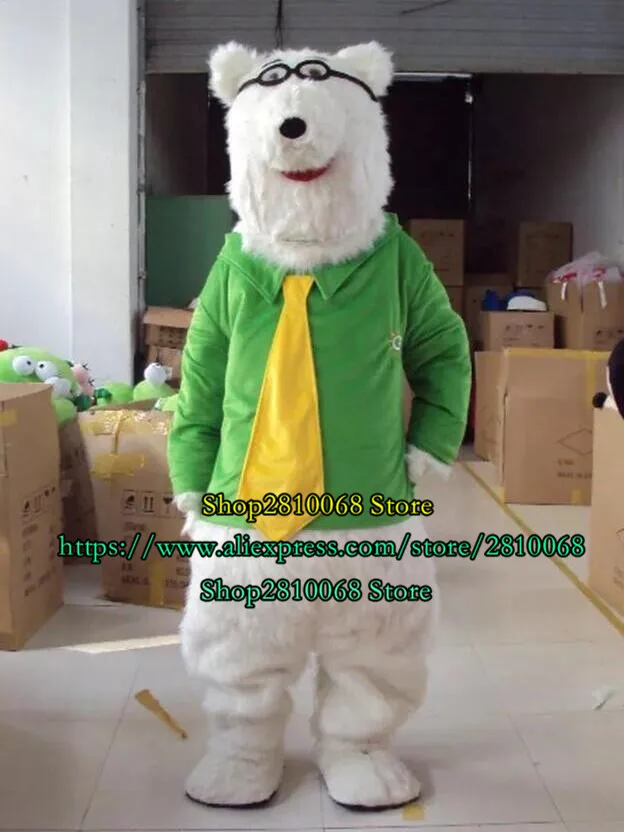 Горячая Распродажа милый костюм полярного медведя персонажа из мультфильма для