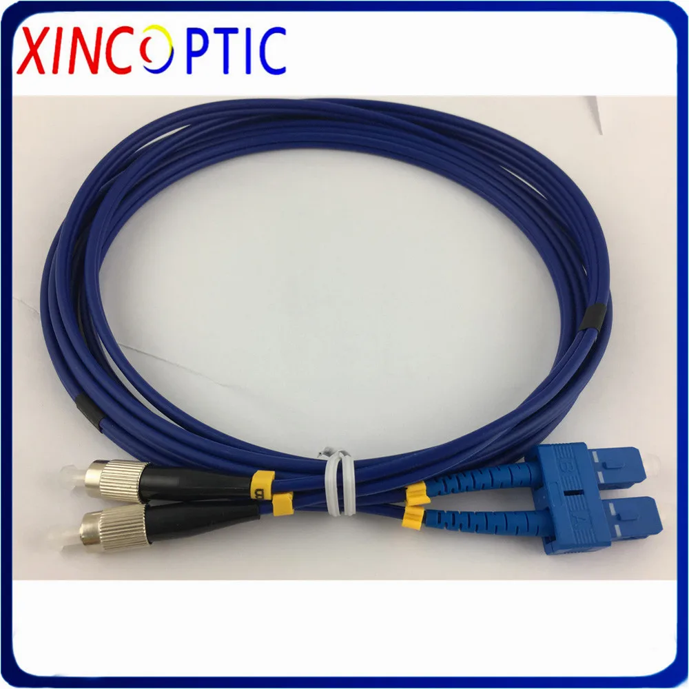 Двухъядерный дуплексный одномодовый бронированный патч корд 200Mtr 2 ядерный 200M SM