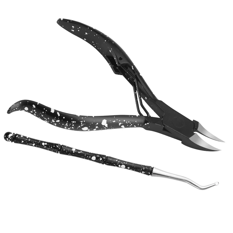 Новый стиль чёрный ногтей вросший кусачки для кутикулы ножницы маникюра