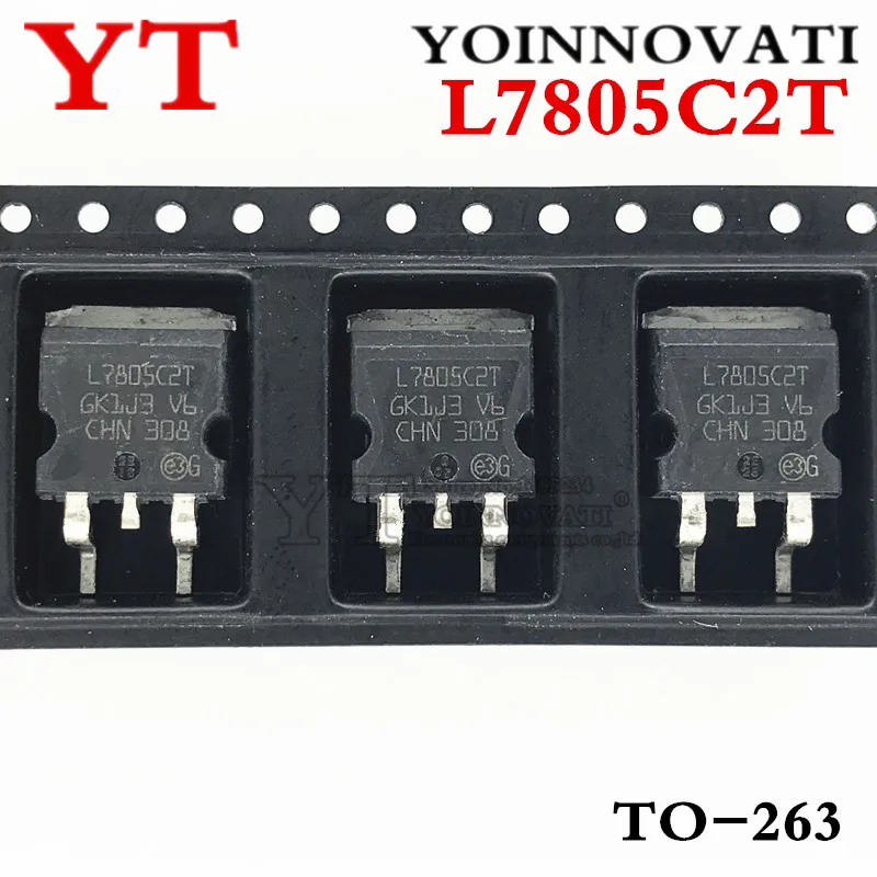 10 шт./лот L7805C2T TO 263 L7805CD2T TO263 L7805 REG LINEAR 5V 1.5A D2PAK IC|Интегральные схемы| |