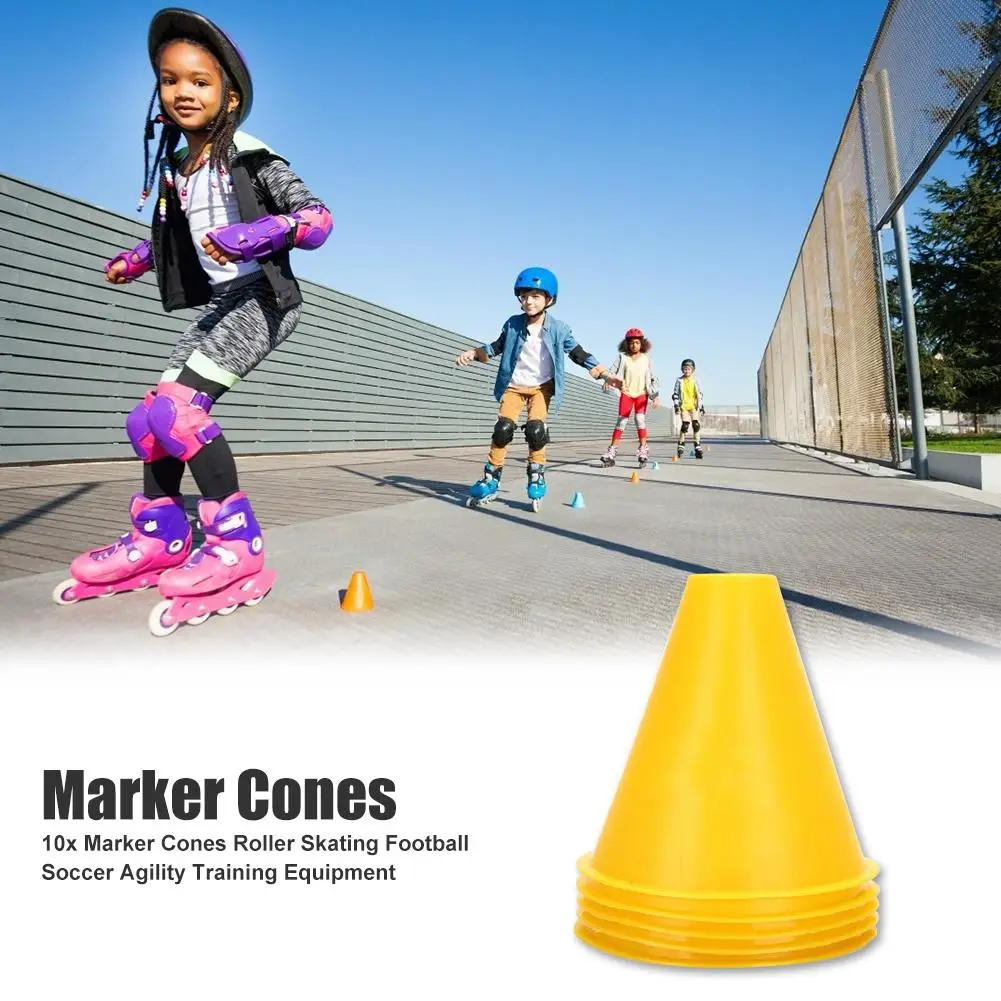 

Долговечные маркерные конусы с нежной текстурой 10x, маркерные конусы, роликовые коньки, футбольные маркировочные чашки, тренировочное обор...