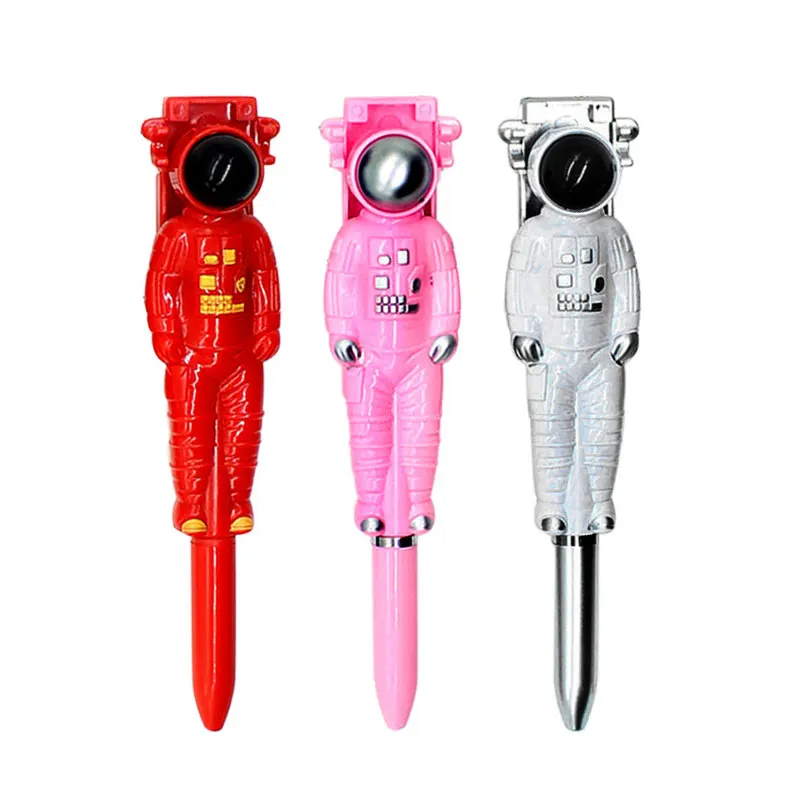 

3Pcs Creative Astronaut Spaceman Ballpoint Pen 1.0mm Blue Black Ink Cosmonaut Signature Ball Pen Office School Wrting Stationery