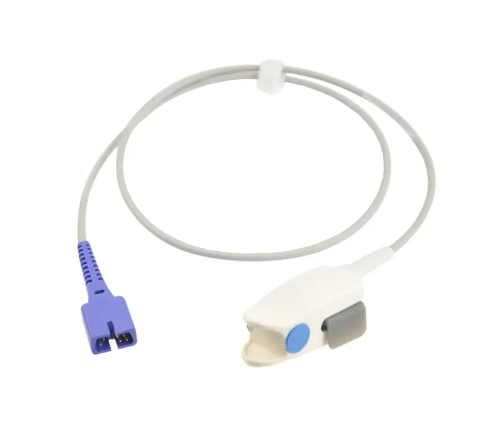 Совместимый Nellcor DS-100A non-oximax взрослый зажим для пальца spo2 Датчик DB7pin 0 9 m/3ft |