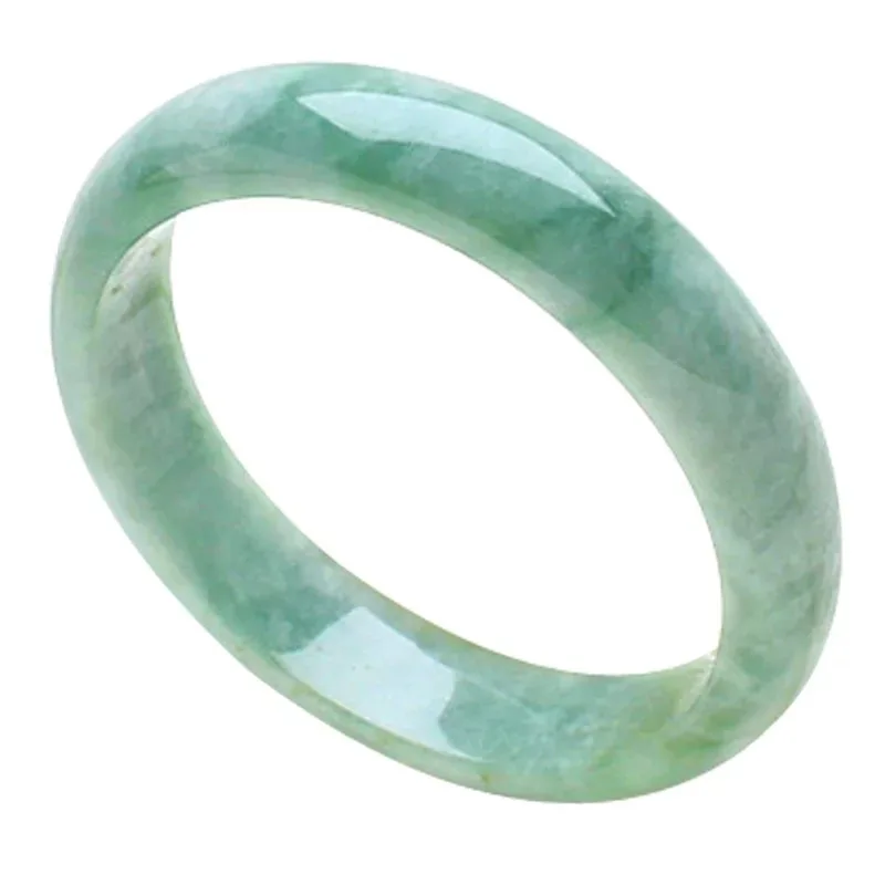 

LETSFUN Round afghanistan white jade Bracelet for Women Accessories