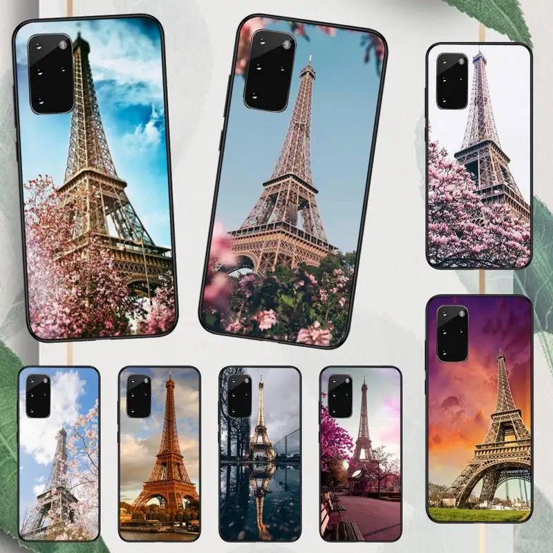 

Romantic Paris Eiffel Tower Phone Case For Samsung galaxy A S note 10 7 8 9 20 30 31 40 50 51 70 71 21 s ultra plus