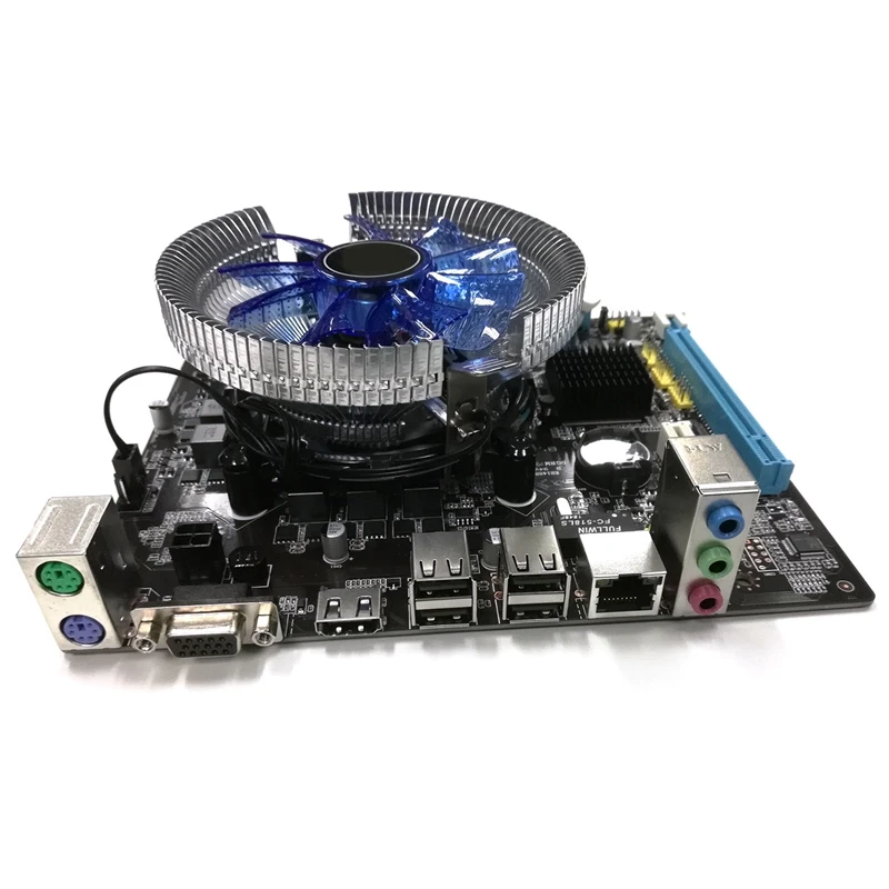 Hm55 компьютерная материнская плата набор I3 I5 Lga 1156 4G вентилятор памяти Atx